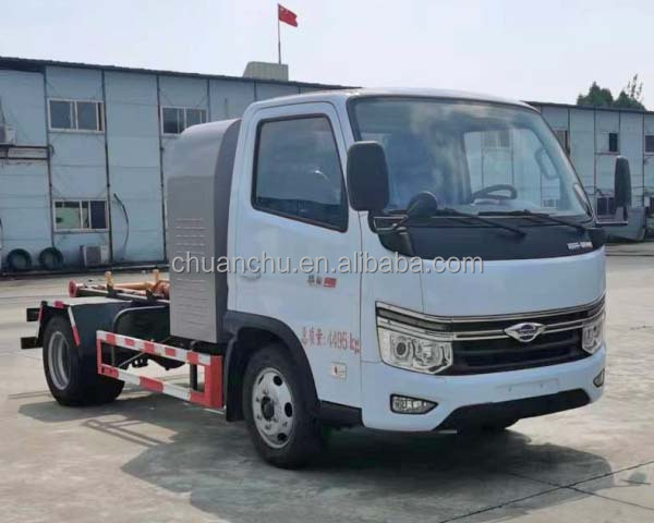 Pure Electric Unloaded Skip Loader Hook Lift Garbage Truck for Eco-Friendly Waste Management