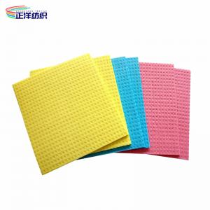 Wholesale Absorbent Cellulose Disposable Cleaning Cloth 17X19CM Kitchen Dish Cleaning Sponge Cloth from china suppliers