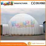 PVC tarpaulin Dome Inflatable Igloo Tent For Camping with Hand printing