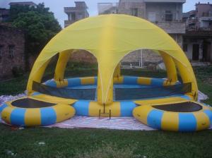 Wholesale Inflatable Water Pool With Tent / Inflatable Water Ball Pool For Party from china suppliers