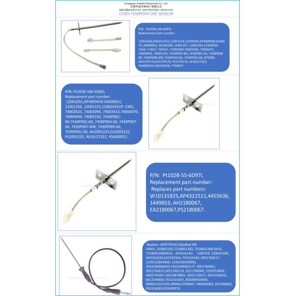 3851210025 Replacement Dometic Refrigerators Thermistor Temperature Sensors For RV Car