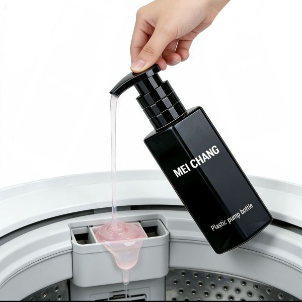 Hexagonal PCR PET Shampoo Bottle with Leak-Proof Pump and Customizable Design for Premium Shower Gels