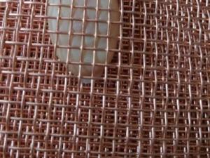 China Long service life Copper Mesh Cloth for Shielding or Filtering with pure copper proportion 99.9% (2 to 200 mesh/inch) on sale