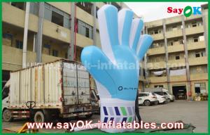 Wholesale Giant Oxford Custom Inflatable Products , 2m tall Inflatable Blue Hand Model for Events from china suppliers
