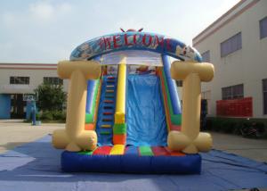 China Kids Bouncy Castle With Slide 8 X 4 X 4.5m , Customized Bouncy Castle Water Slide on sale