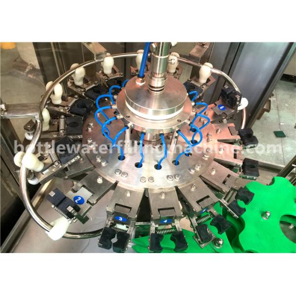 Juice / Water 330ml Glass Bottle Filling Crown Cap Sealing Machine Fully Automatic
