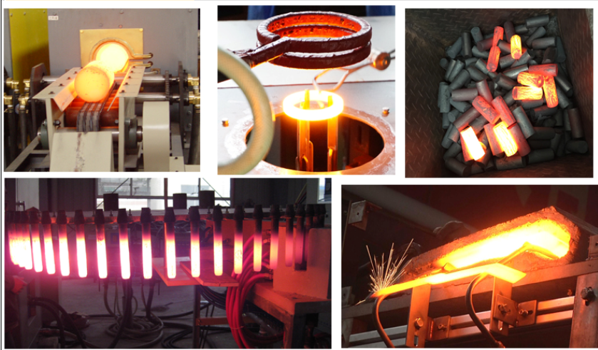 Industrial Round Steel Ring Induction Heating Machine With Water Cooling System