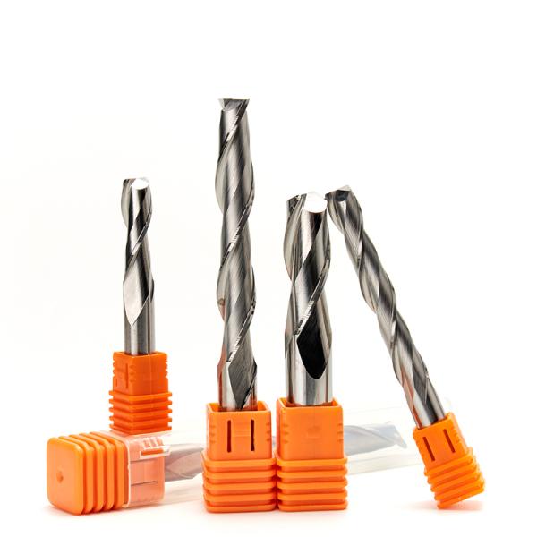 Manufacturing Production Alloy Solid Carbide End Mill 2 Flutes Spiral Flat Bottom Router Bits CNC Wood Milling Cutter
