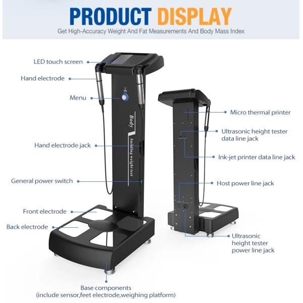 Precise Body Analyzer Machine 15VA Body Composition Analyser Machine