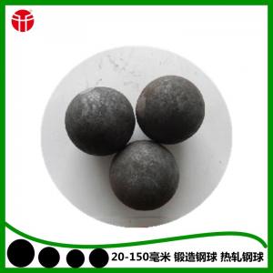 China Customizable Metallic Ball Mill Media 20-160mm Density 7.8-7.9g/Cm3 on sale
