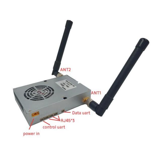 UHF Full Duplex Transceiver Video Transmission 24V~30V