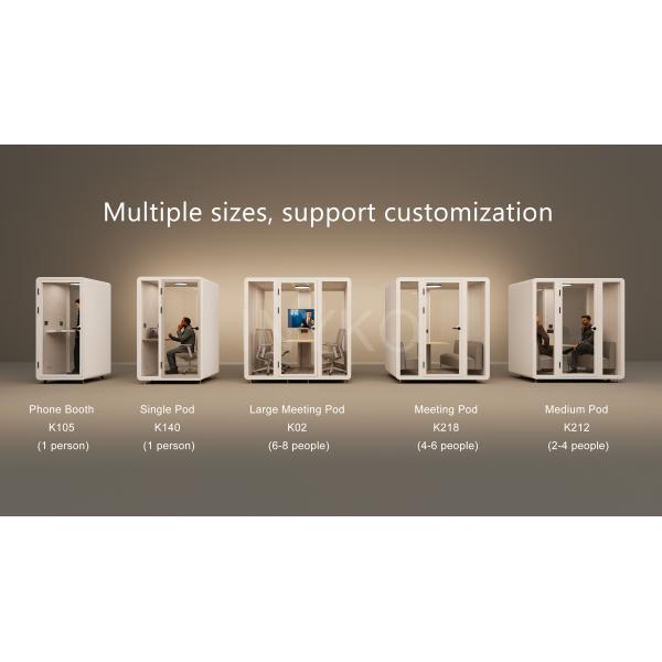 Fully Enclosed Modular Sleeping Pod with Adjustable LED Lighting and Integrated Ventilation