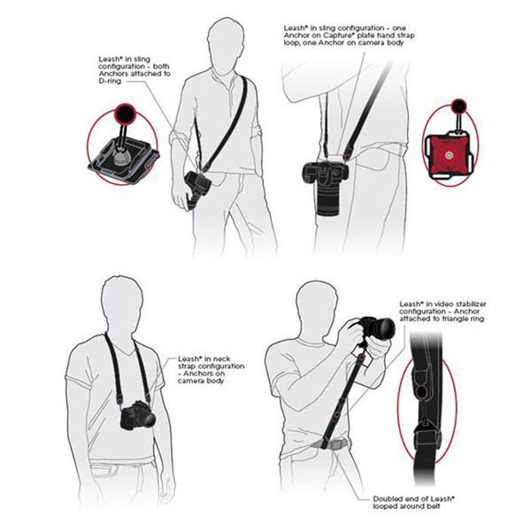 Quick Release Leash Camera Strap Sling With Buckle Should Strap For Nikon Sony Canon Digital And GoPro Action Camara