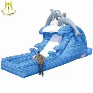 Wholesale Hansel high quality giant inflatable shark water slide for adults in amusement water park from china suppliers