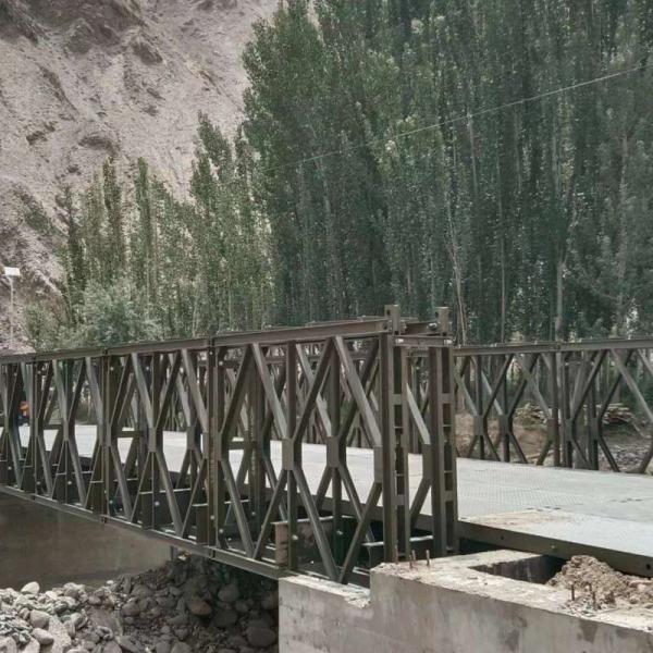 Customized Railway Steel Bridge Q355B Train Track Trestle Frame