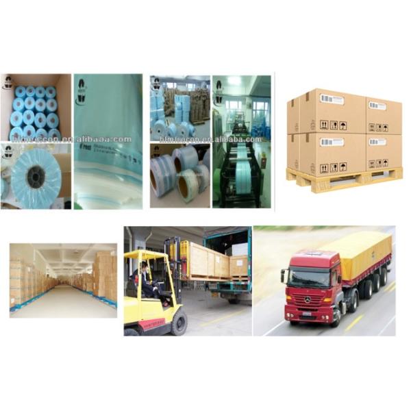 Heat Sealing Flat Sterilization Rolls, sterile pouch reels in low price