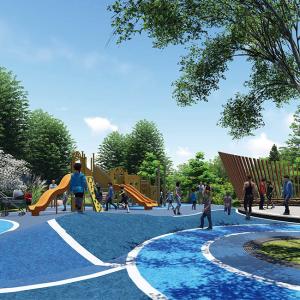 Wholesale SGS Approved EPDM Granules Flooring Wear Resistance Playground Surface from china suppliers