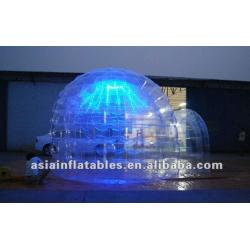 China Transparent Igloo Advertising Tent with LED Light for sale