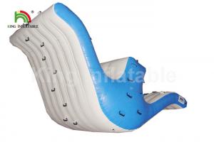 Wholesale Blue 5 * 2.5m Inflatable Rocker Slide / Water Park Toys For Commercial Rental from china suppliers