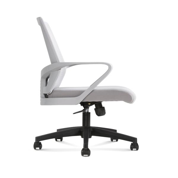 Mid Back Gray Ergonomic Mesh task Chairs, with Lumbar Support put in home
