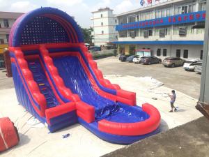 Wholesale Amusement Commercial Inflatable Water Slide With Pool Silk Printing from china suppliers