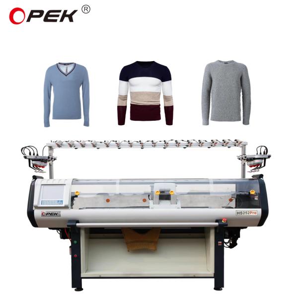 Double System Computerized Sweater Flat Knitting Machine Factory Price