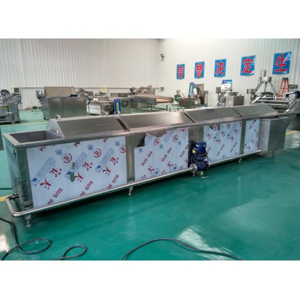 Fully Automatic Potato Chips Making Machine French Fries Production Line Stainless Steel