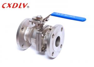 Wholesale Class 150LB CF8 Stainless Steel Flanged Ball Valve 2 Inch Operating By Handle from china suppliers