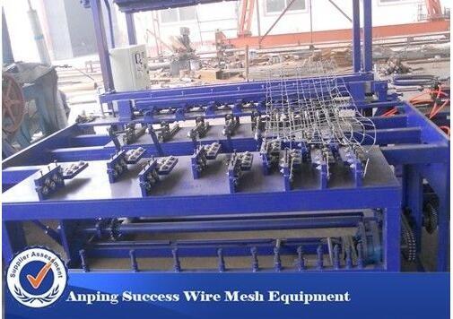 Quality Hot Dipped Galvanized Wire Grassland Fence Machine Blue Color Easy Operation for sale