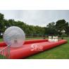 New design giant inflatable human bowling ball game with big zorb ball and race track for sale