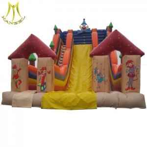 China Hansel inflatable fun park equipment inflatbale water slide outdoor for sale on sale