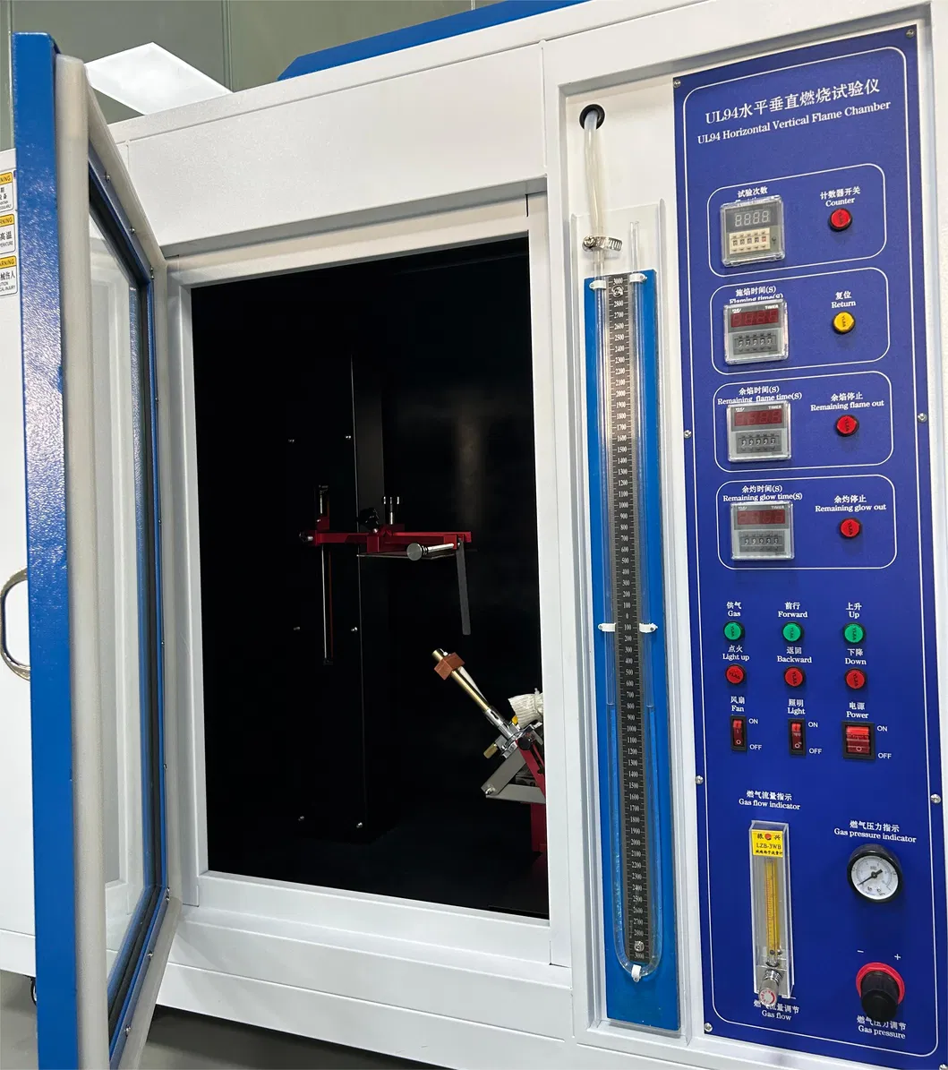 Laboratory UL94 Flame Test Apparatus Combustion Chamber Tester For Plastic