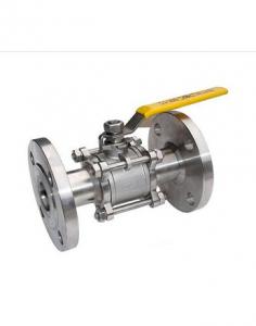 Wholesale SS304 SS316 CF8M Three Piece Flange Ball Valve Cast Iron Material from china suppliers