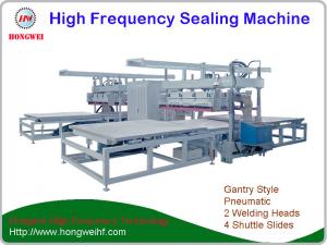 Wholesale HF Gantry Welding Machine , Dielectric Heat Sealing Machine With 4 Shuttle Slides from china suppliers