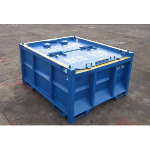 13ft DNV 2.7-1 Standard Steel Container Boat Offshore Drilling Waste Skip BV Certified Length 13ft Lifting Angle 45C