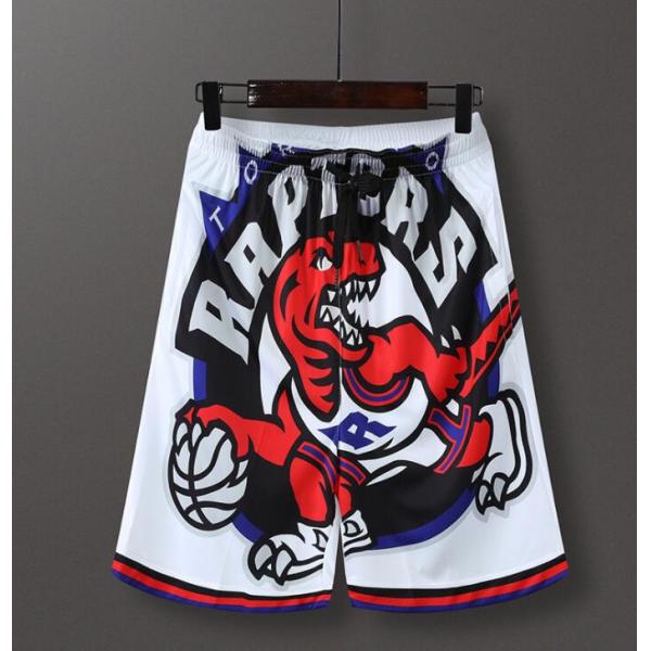 Cheap Sublimated Team Basketball Men's Knee Length Shorts with Pockets Basketball Sports Shorts Dinosaur Pattern Shorts Fashion