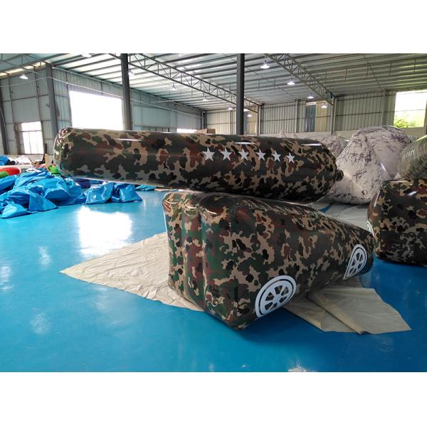 0.9mm Inflatable Paintball Bunker Inflatable Cannon