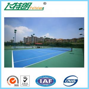 Green PU Sports Court Flooring Custom Badminton Polyurethane Floor