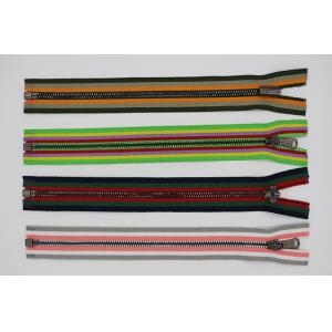 Wholesale 9 Inch Open End Brass Fashion Metal Zippers Colorful Tape Auto - Lock Pulls from china suppliers