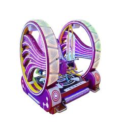 China Fantastic Kids Arcade Machine Happy Rocking Car For Touriest Area for sale