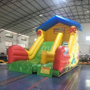 Wholesale 15oz PVC Fabric Inflatable Water Slides Commercial Grade For Bouncy Slides from china suppliers