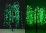Plastic Lighted Artificial Trees , Fake Weeping Willow Tree With LED