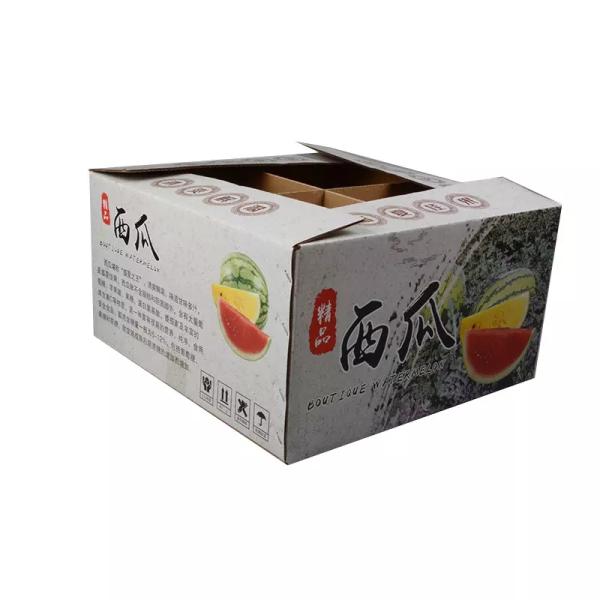Customized Fruit And Veg Cardboard Boxes Corrugated Rectangle