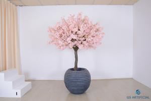 Wholesale Eco Friendly Artificial Cherry Blossom Tree Fiberglass Trunk Easy Maintain from china suppliers