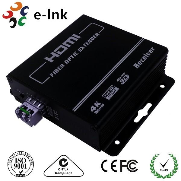 100Ω Impedance 4K EDID, SFP Port HDMI Over Fiber Optic Extender 3840*2160/30P