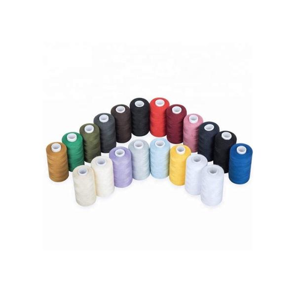 Spun Industrial Sewing Thread , Synthetic Sewing Thread Bed Linen Use