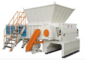 China High Capacity Plastic Waste Recycling Machine Single Axle Shaft Shredder 380V on sale