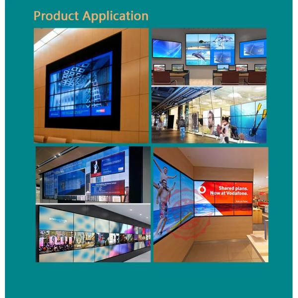 Seamless 55" 1920x1080 interactive touch screen kiosk 350cd/M2