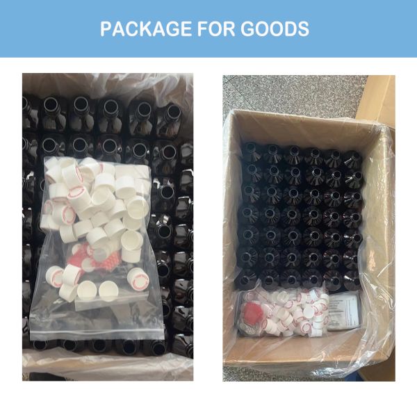 PET 50ml Transparent Plastic Bottle Long Neck Empty Container Compatible with Juice Beverage Packaging