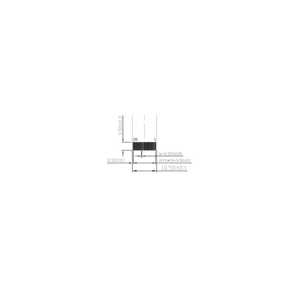 Incell TFT 20Pin LCD Display Module 320x480dots Sunlight Readable